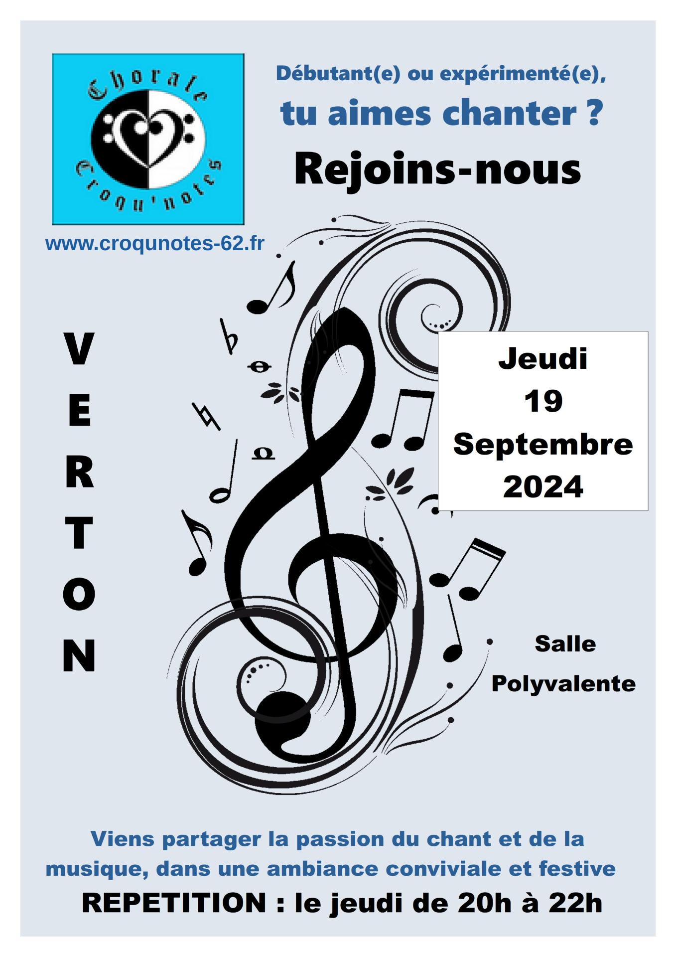 Flyer recrutement choristes 1